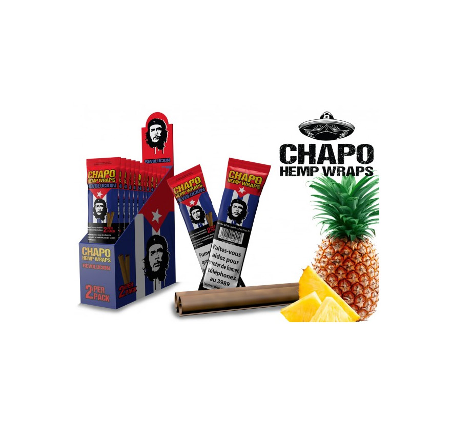 Chapo Hemp Wraps - Revolución (Pack 2 Papeles)