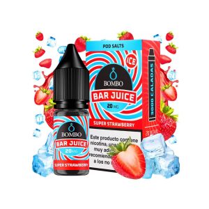 Bombo Bar Juice Salts 10ml Super Strawberry Ice