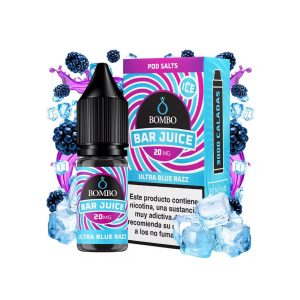 Bombo Bar Juice Salts 10ml Ultra Blue Razz Ice