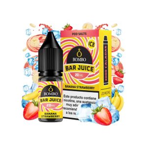 Bombo Bar Juice Salts 10ml Banana Strawberry Ice