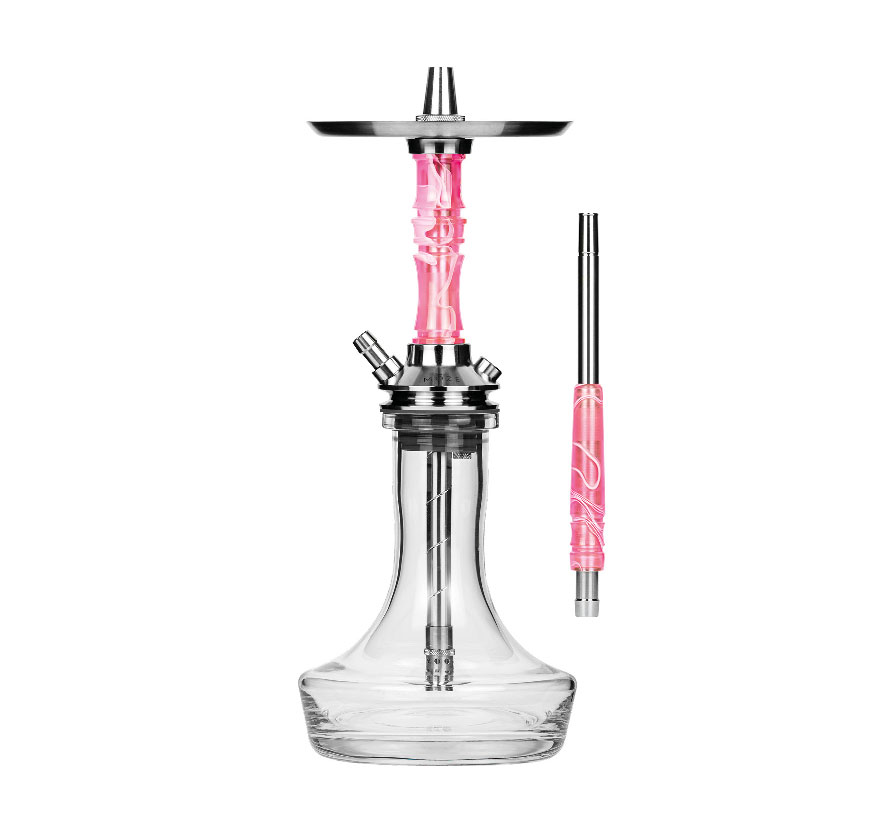 Moze Breeze Pro - Wavy Line Pink Hookah