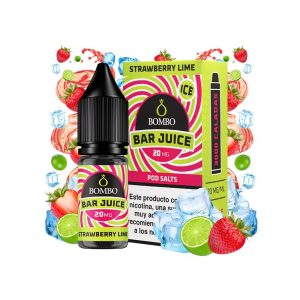 Bombo Bar Juice Salts 10ml Strawberry Lime