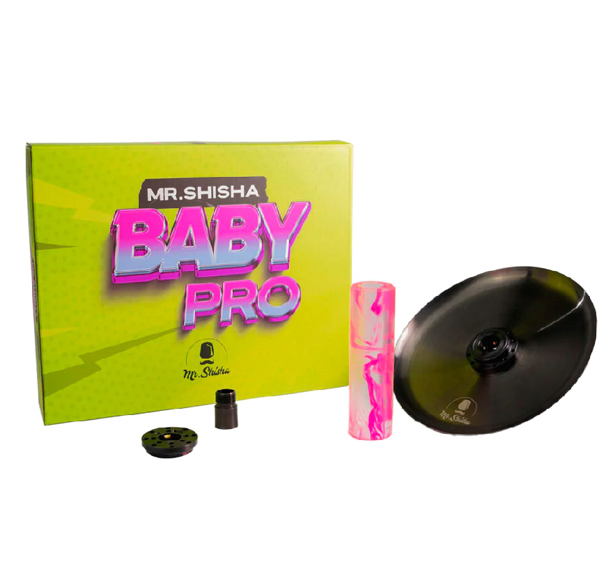Mr. Shisha Baby Pro Black - Pink