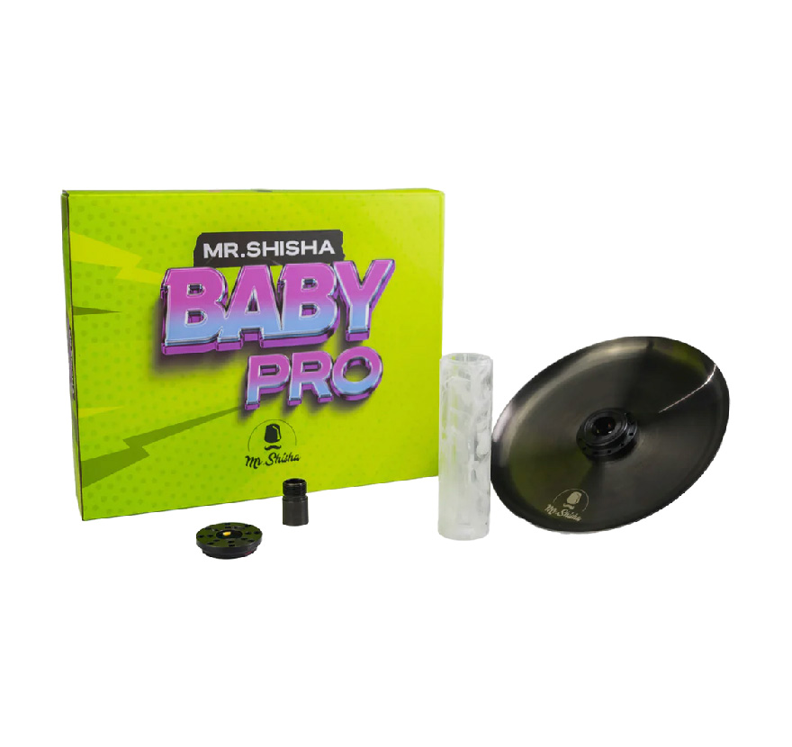 Mr. Shisha Baby Pro Black - White