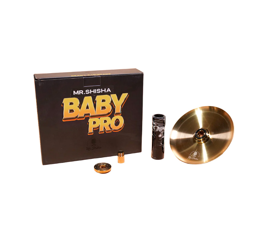 Mr. Shisha Baby Pro Gold - Black