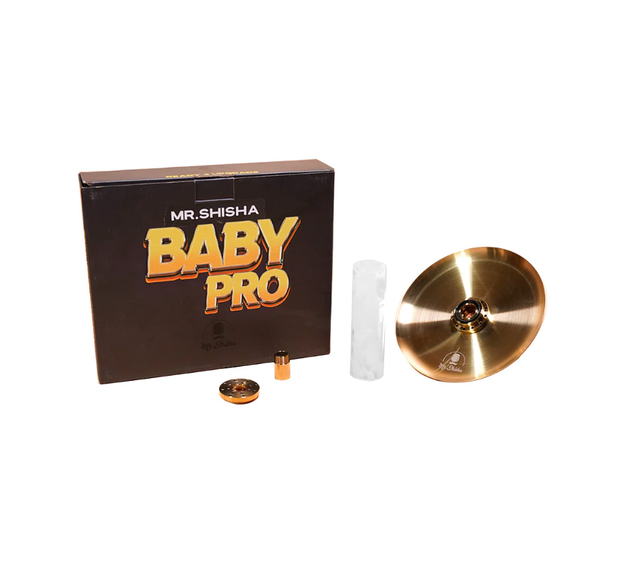 Mr. Shisha Baby Pro Gold - White