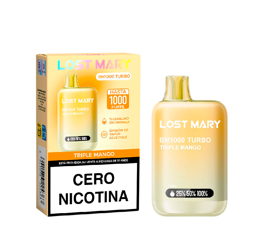 Lost Mary BM1000 Sin Nicotina Triple Mango