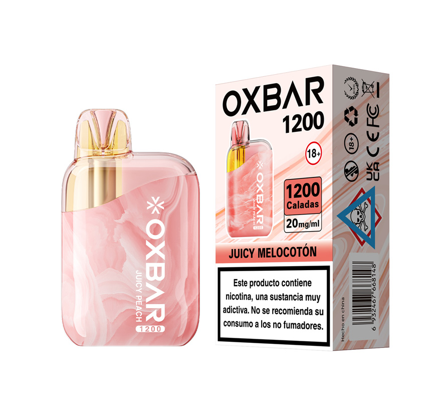 Oxbar 1200 Juicy Peach