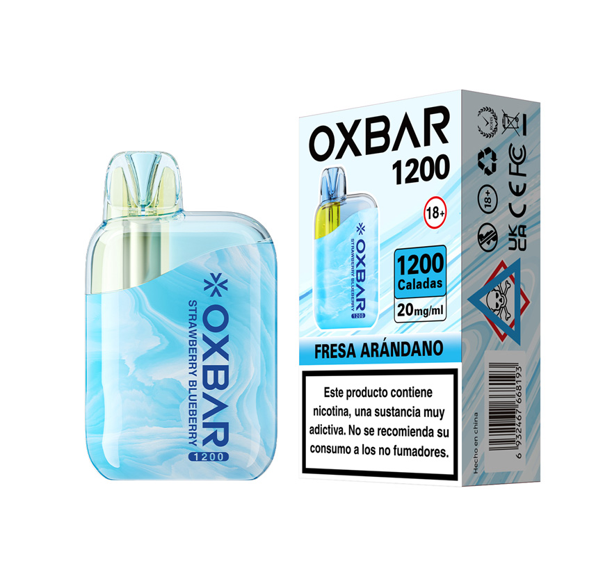 Oxbar 1200 Strawberry Blueberry