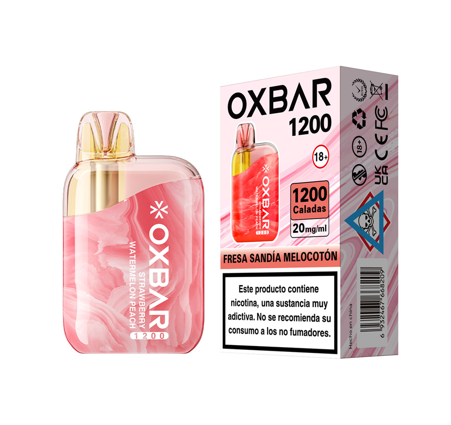 Oxbar 1200 Strawberry Watermelon Peach