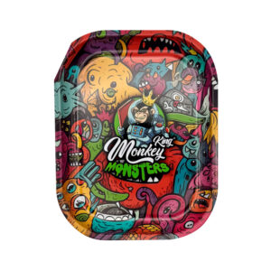 MONKEY METALIC TRAY MONSTER